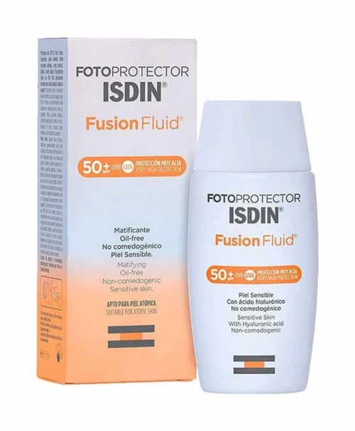 کرم ضد آفتاب فیوژن فلویید ایزدین مدل Fusion Fluid SPF 50